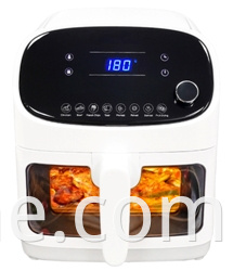 new S.S cover air fryer oven multi-function super-heated air heats digital control oil free air fryer oven